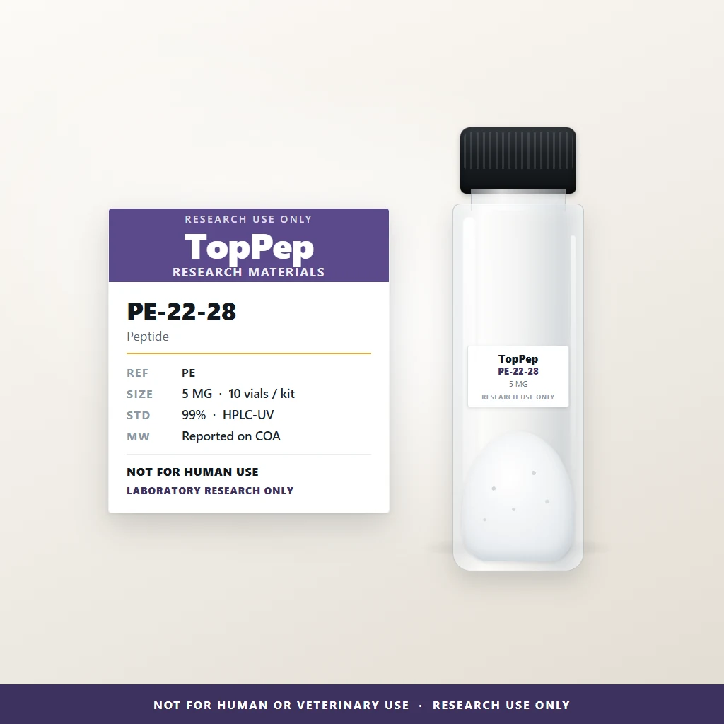 PE — Peptide reference material